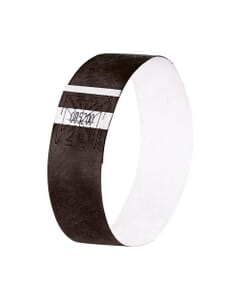 Bracelets d'identification Sigel super soft 255x25mm noir 120 pcs