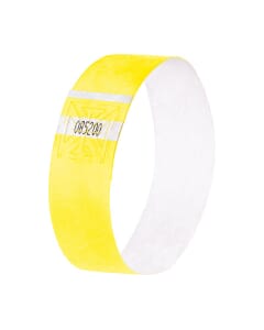 Bracelets d'identification Sigel super soft 255x25mm 120 pcs jaune fluo