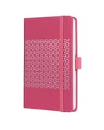 notitieboek Sigel Jolie Impress A6 hardcover gelinieerd 'Peacock Pink'