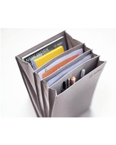Porte-documents Move it gris, polyester, 340x245x35mm