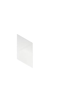 Whiteboard M Mocon, wit met beschrijfbaar magnetisch oppervlak, tweezijdig te gebruiken, melamine oppervlak,