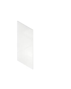Whiteboard L Mocon, wit met beschrijfbaar magnetisch oppervlak, tweezijdig te gebruiken, melamine oppervlak,