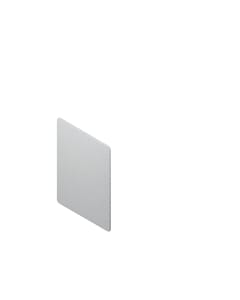 Akoestiekbord M Mocon, lichtgrijs. Met hoogwaardige textielbekleding, aan beide zijden bruikbaar. 640x890x15,6