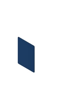 Akoestiekbord M Mocon, ultramarijn blauw. Met hoogwaardige textielbekleding, aan beide zijden bruikbaar. 640x890x15,6