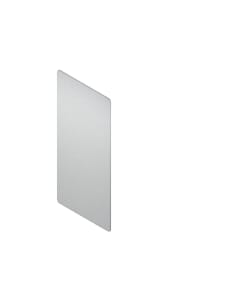 Panneau acoustique L Mocon, gris clair, revêtement en tissu haut de gamme, efficacité acoustique, surface d''affichage,