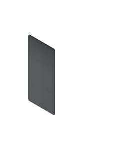 Panneau acoustique L Mocon, gris anthracite, revêtement en tissu haut de gamme, efficacité acoustique, surface