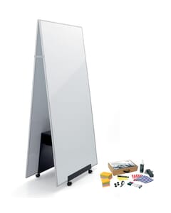 Meet up-Bundle Whiteboards, 2x MU020 Agile whiteboard Meet up 900x1800mm, 1x MU050 Stand Meet up, 1x MU251 Toolkit