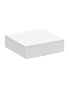 Blok zelfklevende memo's Eyestyle, passend voor de eyestyle box voor zelfklevende memo's SA 102/SA 122/SA 152, wit,