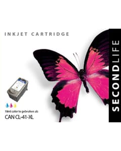 Cartridge SecondLife Canon CL 41 kleur