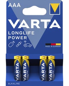Batterie Varta Longlife Power AAA blister de 4 pieces