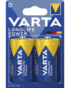 Batterie Varta Longlife Power D blister de 2 pieces