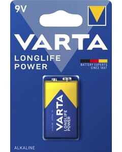 Batterie Varta Longlife Power 9V blister de 1 piece